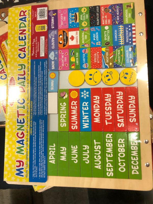 Photo 1 of Melissa & Doug My First Daily Magnetic Calendar

