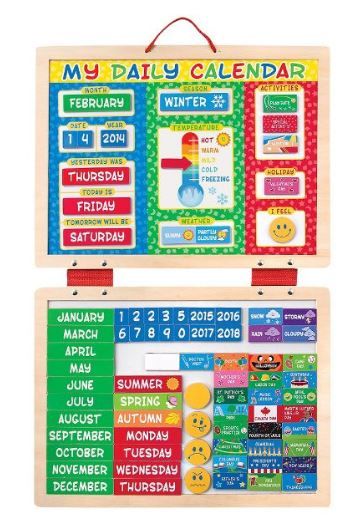 Photo 1 of Melissa & Doug My First Daily Magnetic Calendar

