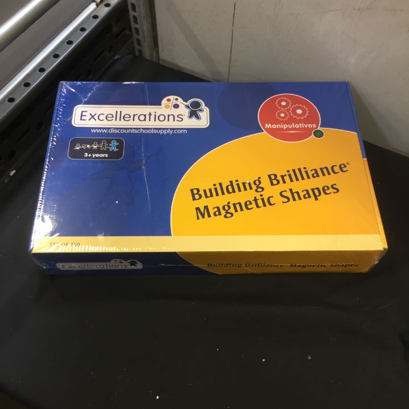 Photo 2 of Excellerations® Building Brilliance® Magnetic Shapes 150 Pieces