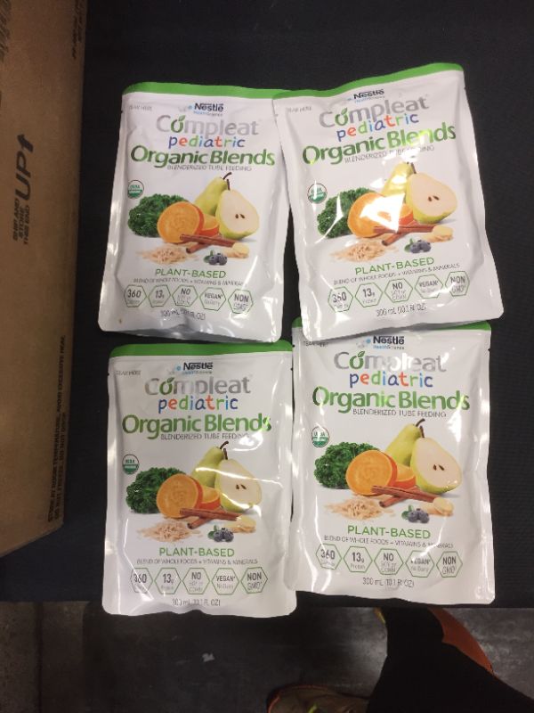 Photo 2 of Compleat Pediatric Organic Blends Plant-Based Tube Feeding, 10.1 oz exp 7/22(4)