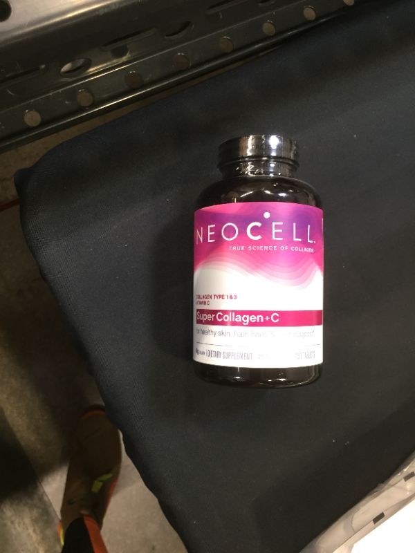 Photo 2 of NeoCell Super Collagen with Vitamin C, 250 Collagen Pills, #1 Collagen Tablet Brand, Non-GMO, Grass Fed, Gluten Free, Collagen Peptides Types 1 & 3 for Hair, Skin, Nails & Joints exp 5/22