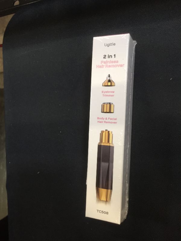 Photo 1 of 
Facial Hair Removal for Women, LigttlemEEE 2-in-1 Painless Lipstick Shaped Hair Remover & Eyebrow Trimmer with Built-in LED Light for Peach Fuzz Lip,...