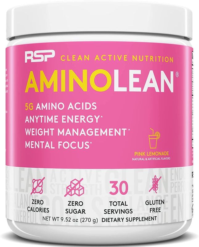Photo 1 of AminoLean Pre Workout Powder, Amino Energy & Weight Management with BCAA Amino Acids & Natural Caffeine, Preworkout Boost for Men & Women, 30 Serv BB 05 2023
