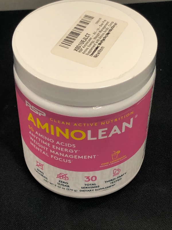 Photo 2 of AminoLean Pre Workout Powder, Amino Energy & Weight Management with BCAA Amino Acids & Natural Caffeine, Preworkout Boost for Men & Women, 30 Serv BB 05 2023
