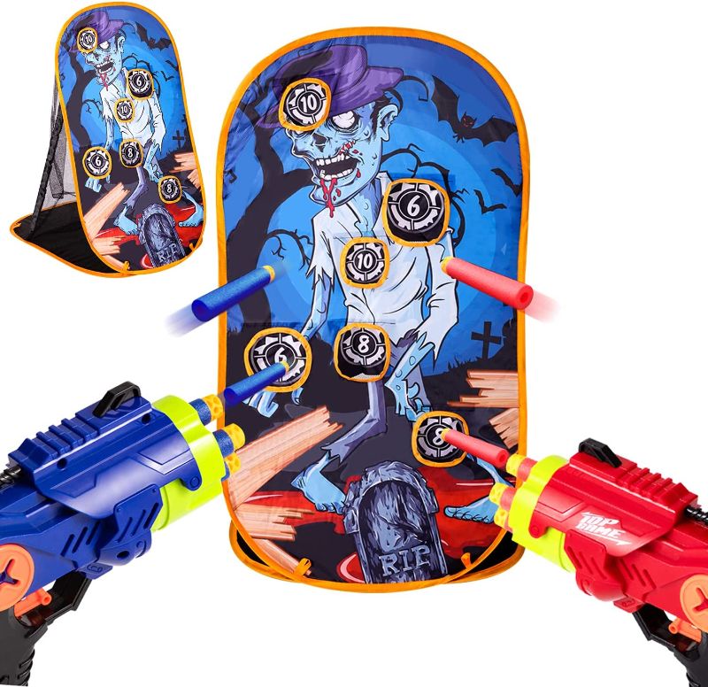 Photo 1 of Foam Shooting Game Playsets Zoombie Target Toy for 3-12 Years Old Kids(Compatible with Nerf Gun Toy)