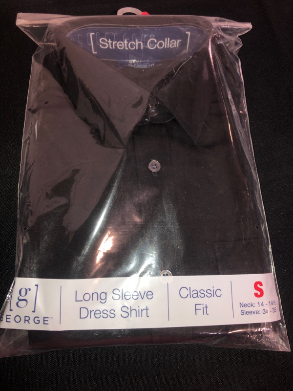 Photo 2 of George Men's Long Sleeve Dress Shirt
 SIE S 