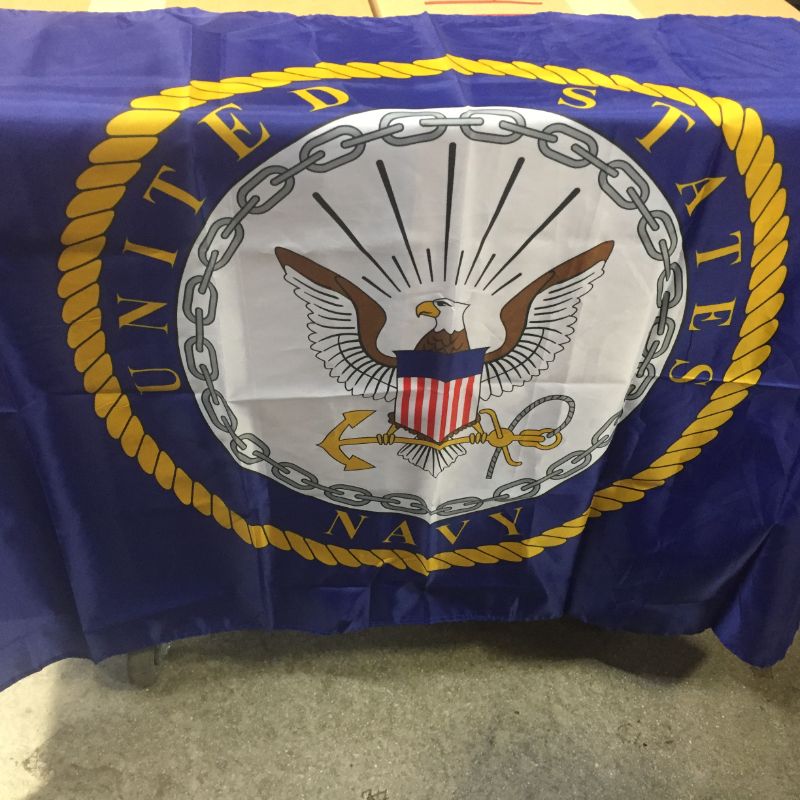 Photo 1 of 3X5ft U.S. Navy Emblem Flag 
