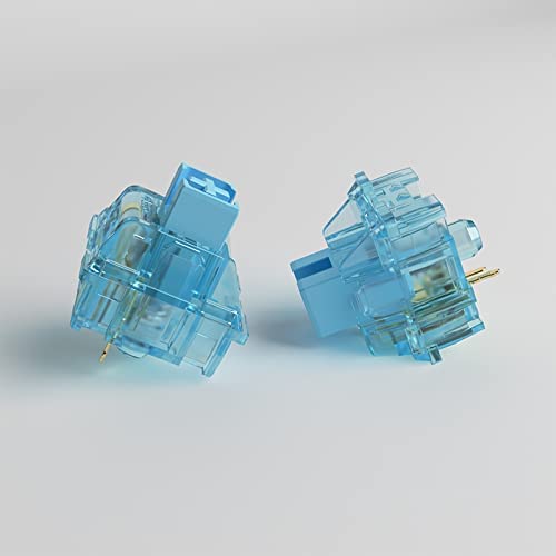 Photo 1 of CS Switch, 3 Pins for DIY MX Mechanical Keyboard, 45 pcs (Akko CS Jelly Blue Switch)
