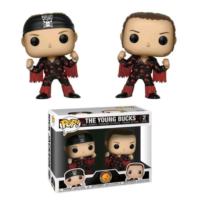 Photo 1 of Bullet Club - Young Bucks Pop! Vinyl 2 Pack - FunKo
