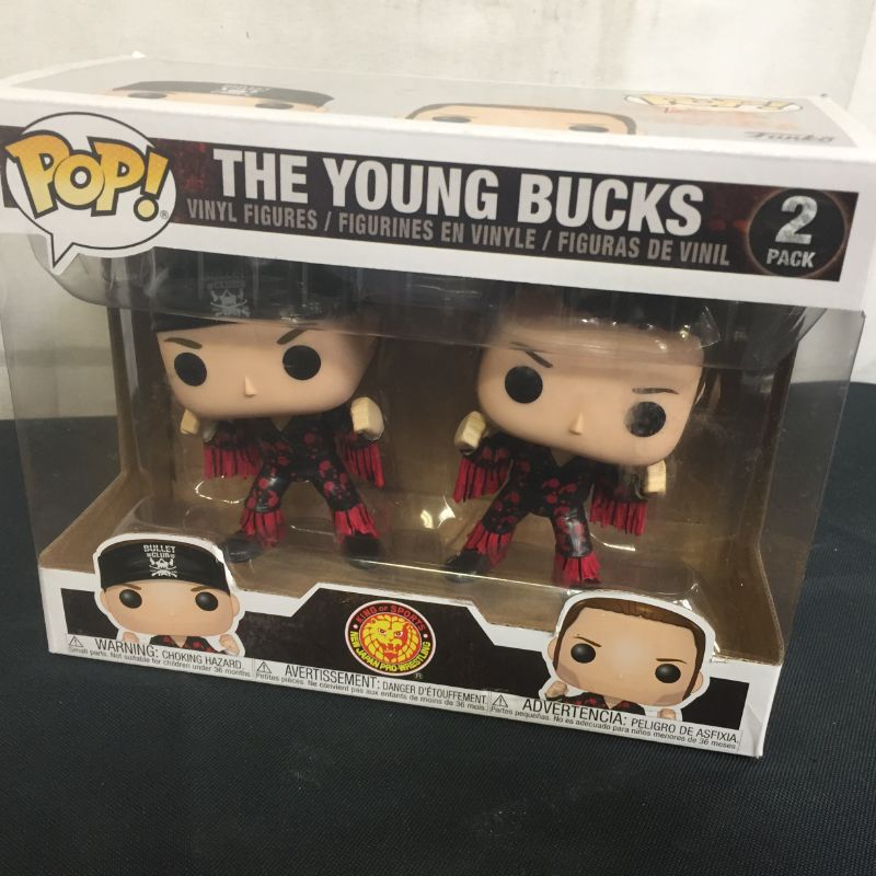 Photo 2 of Bullet Club - Young Bucks Pop! Vinyl 2 Pack - FunKo
