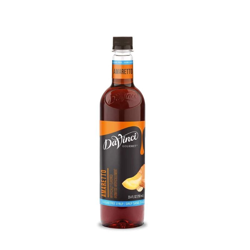 Photo 1 of DaVinci Gourmet Sugar Free Amaretto Syrup, 750 mL Plastic Bottle
-- bb sep 2022