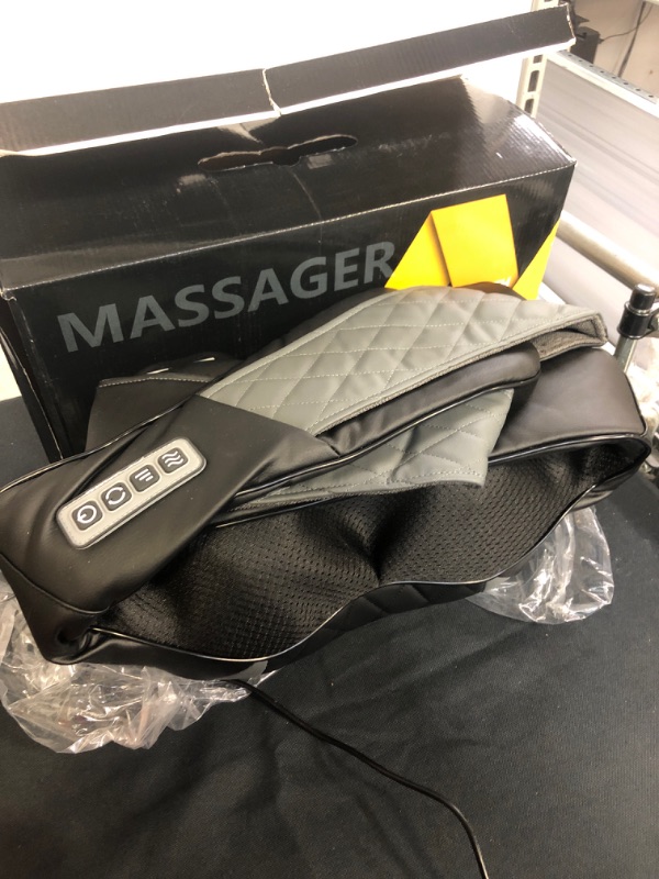 Photo 1 of  Neck and Back Massager with Soothing Heat, Nekteck Electric Deep Tissue 3D Kneading Massage Pillow for Shoulder, Leg, Body Muscle Pain Relief, Home, Office, and Car Use