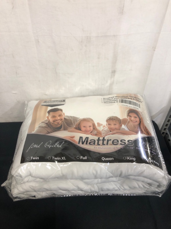 Photo 2 of  Queen Mattress Pad Cover Cooling Mattress Topper Cotton Pillow Top Mattress Cover Quilted Fitted Mattress Protector with 8-21 Inch Deep Pocket