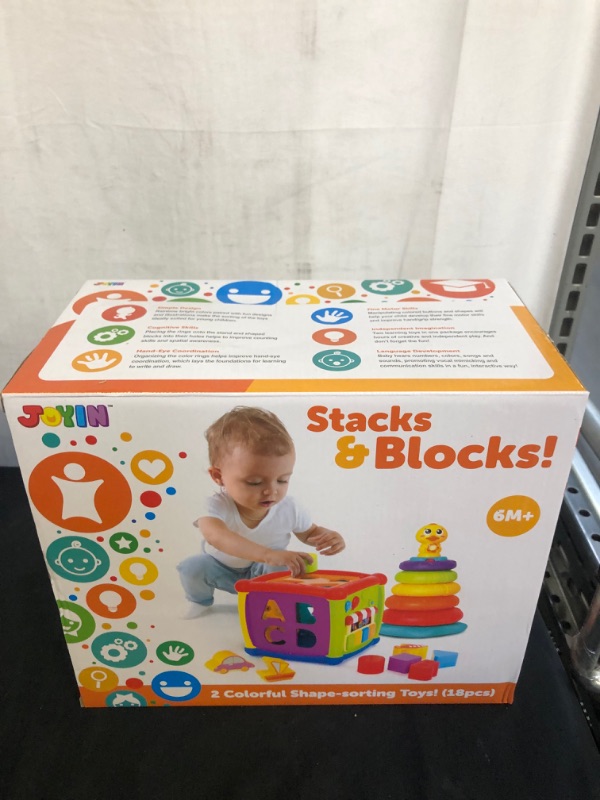 Photo 2 of JOYIN Baby Stacks and Blocks Activity Sorting Toys
