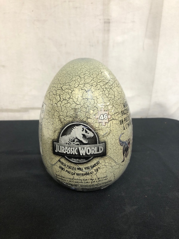 Photo 2 of Cardinal Games Jurassic World 46-Piece Mystery Puzzle in Egg Packaging
