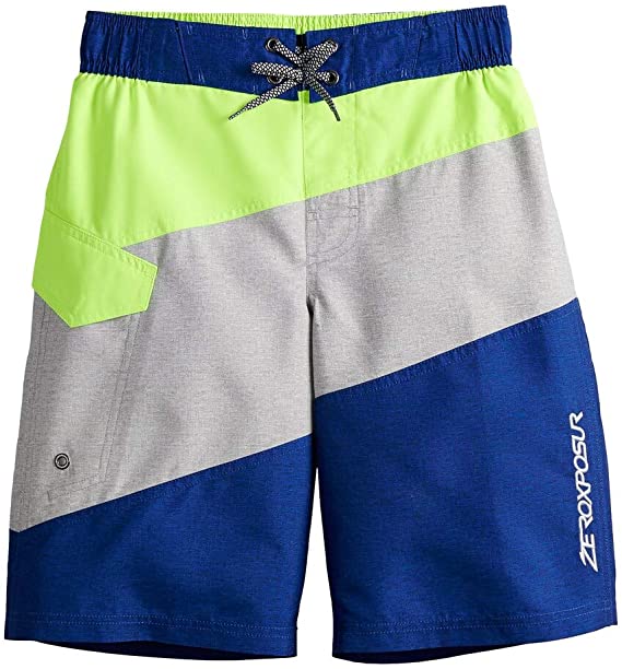 Photo 1 of ZeroXposur Boys Swim Trunks Beach Pool Surfing Board Shorts 8-20
 SIZE M 