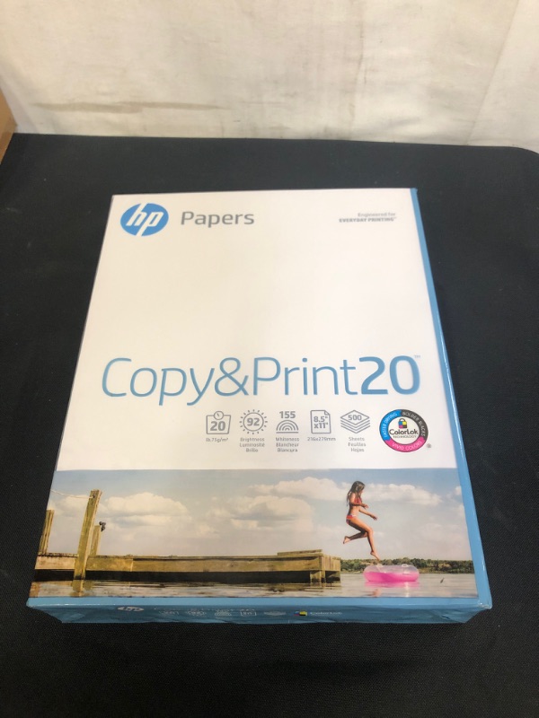 Photo 1 of HP Printer Paper Copy & Print 20lb 8.5x11 1 Ream 500 Sheets
