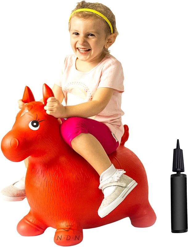 Photo 1 of NDN LINE Bouncy Animal, Bouncy Horse Inflatable with Pump
