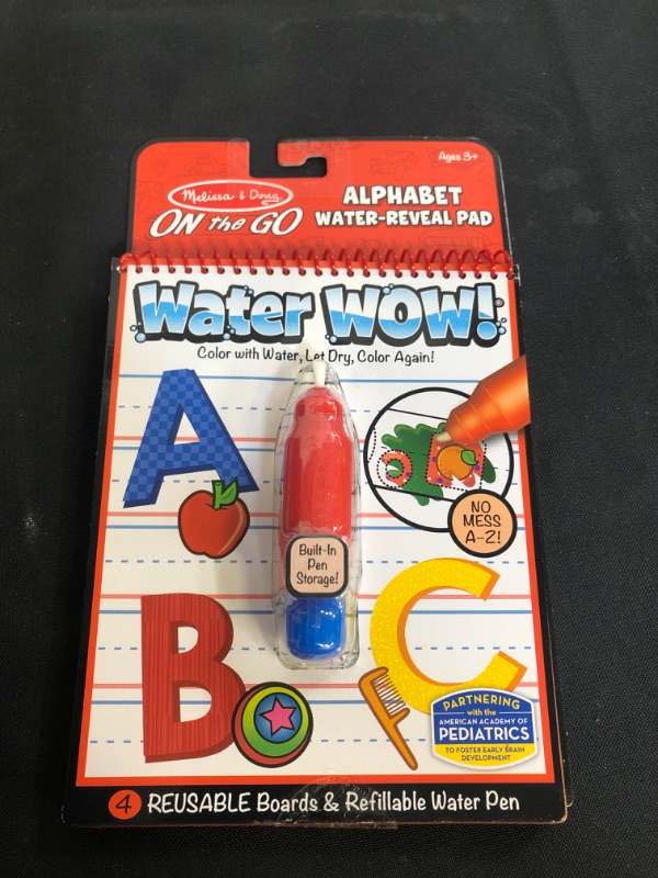 Photo 2 of Melissa & Doug LCI5389BN Water WOW Color With Water, Alphabet, MultiPk 5 Each
