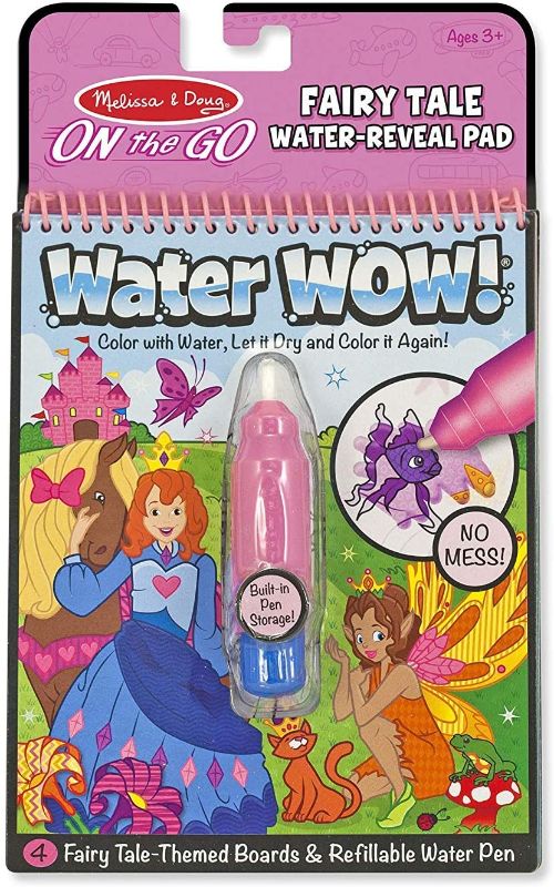 Photo 1 of Melissa & Doug On the Go Water Wow! Reusable Water-Reveal Activity Pad - Fairy Tale
 2 COUNT