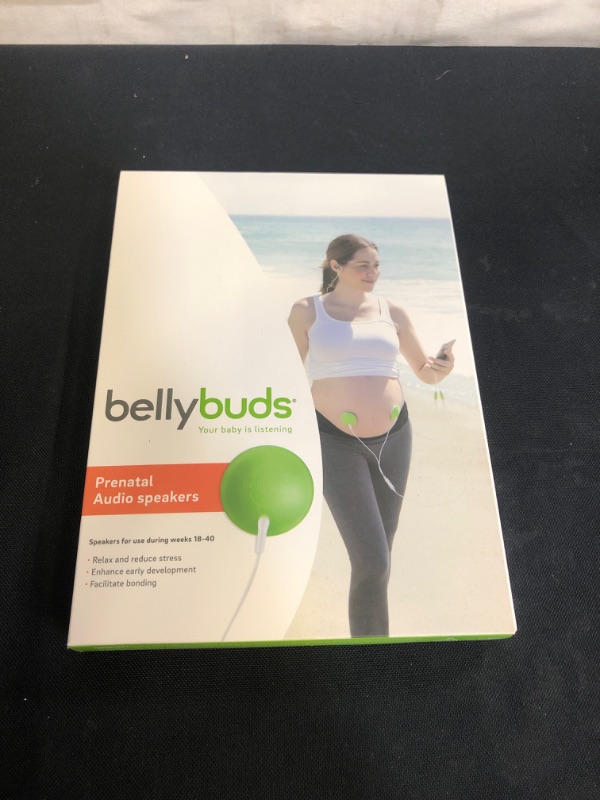 Photo 2 of BellyBuds, Pregnancy Baby-Bump Headphones | Prenatal Bellyphones Play Music, Sound and Voices to the Womb, by WavHello
