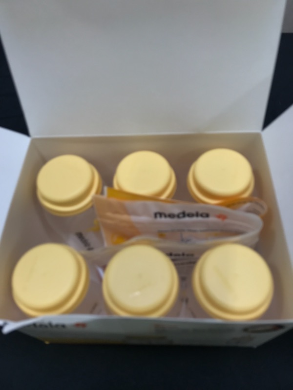 Photo 1 of Medela Breast Milk Collection and Storage Bottles, 6 Pack, 5 Ounce Breastmilk Container, Compatible with Medela Breast Pumps and Made Without BPA
