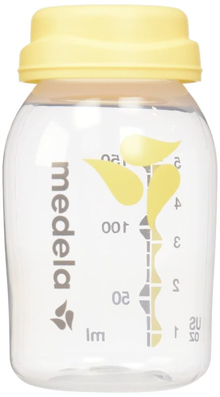 Photo 1 of Medela Breast Milk Collection and Storage Bottles, 6 Pack, 5 Ounce Breastmilk Container, Compatible with Medela Breast Pumps and Made Without BPA
