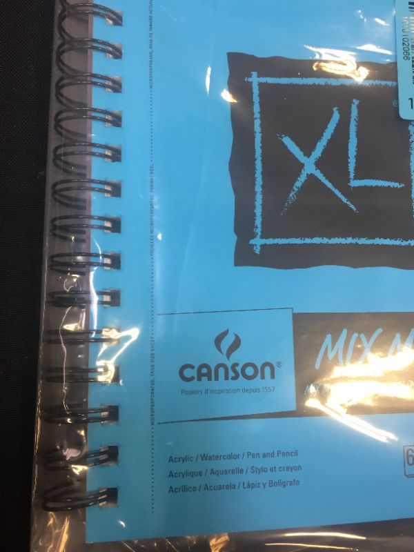 Photo 2 of American Choice XL Series Mix Paper Pad, Heavyweight, Fine Texture, Heavy Sizing for Wet or Dry Media, Side Wire Bound, 98 Pound, 5.5 x 8.5 in, 60 Sheets, 5.5"X8.5"
