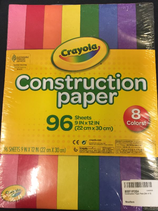 Photo 2 of Crayola Construction Paper, 240 Count, 2-Pack (total 480 count)
