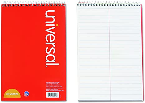 Photo 1 of Universal 96920 Steno Book, Gregg Rule, 6 x 9, White,160 Count  2 Pack 
