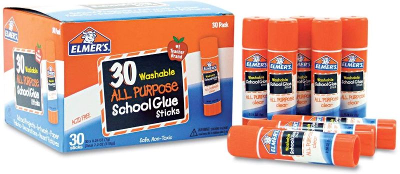 Photo 1 of Elmer's E556 Washable School Glue Sticks, 30 Count 
