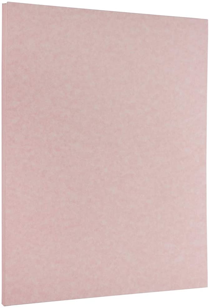 Photo 1 of JAM PAPER Parchment 24lb Paper - 8.5 x 11 - Pink Recycled - 100 Sheets/Pack

