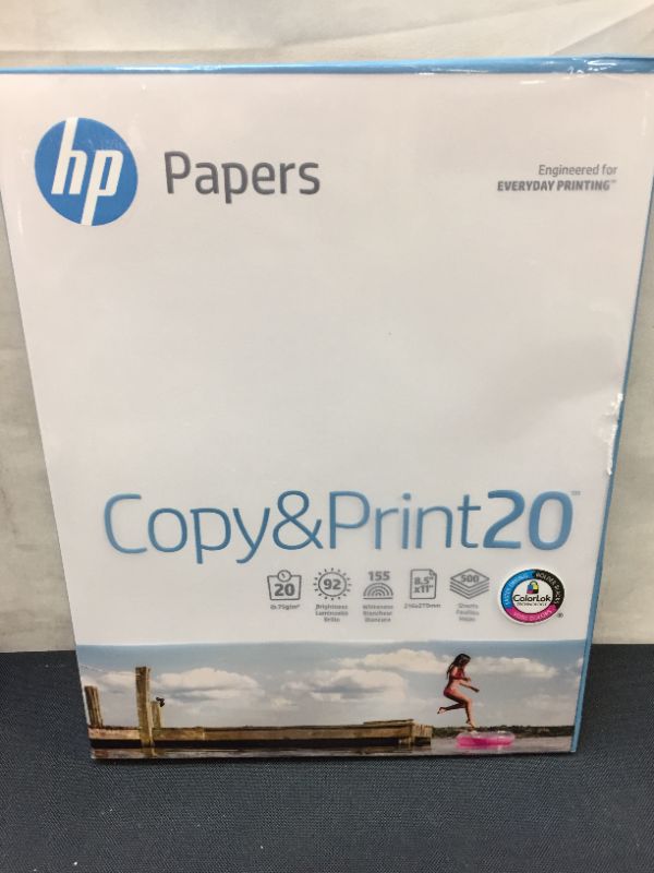 Photo 2 of hp Printer Paper | 8.5 x 11 Paper | Copy &Print 20 lb | 1 Ream Case - 500 Sheets| 92 Bright | Made in USA - FSC Certified | 200060
