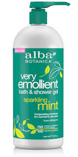 Photo 1 of Alba Botanica Very Emollient Sparkling Mint Bath & Shower Gel 32oz

