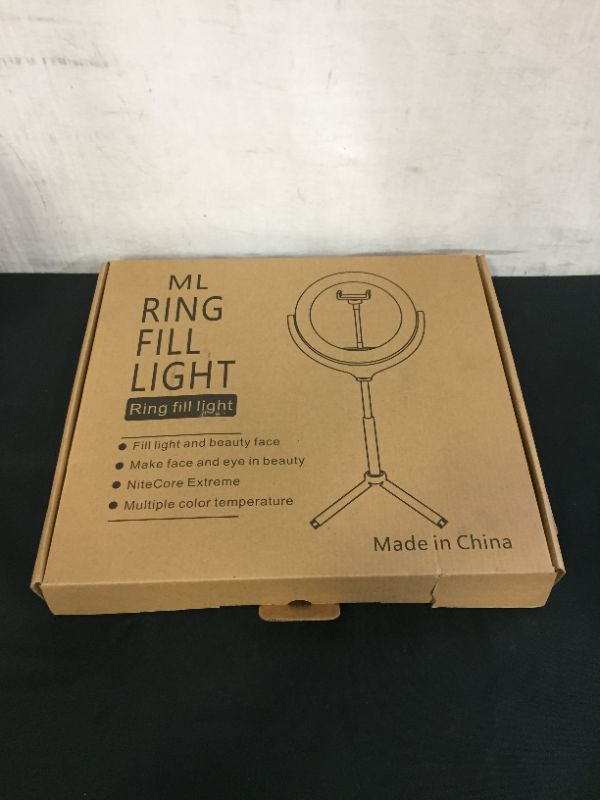 Photo 2 of 10" LED Selfie Ring Light for Computer/Laptop, Dimmable Phone Ring Light with Tripod Stand & Phone Holder for Video Conference Lighting Kit, Makeup Light for Live Streaming/Zoom/YouTube Video/Vlog
