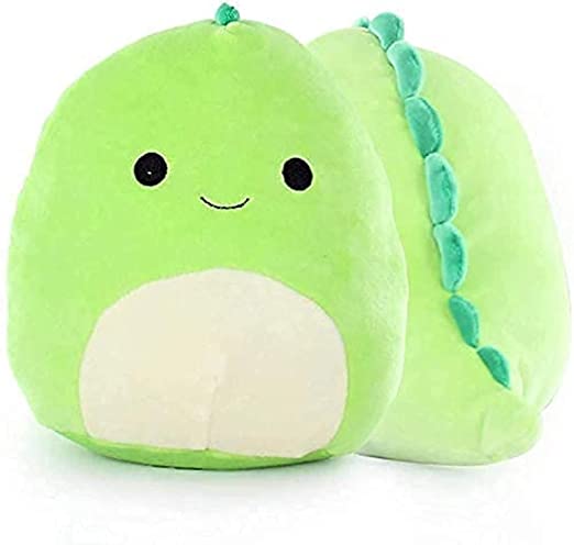 Photo 1 of Cute Dinosaur Plush Toy,Dinosaur Stuffed Animal,Ultrasoft Stuffed Dinosaur Animals Pillow Home Decoration for Babies Toddlers Kids Adults (8 Inch, Green)
