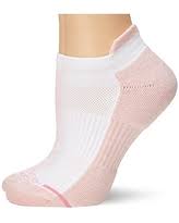 Photo 1 of Dr. Motion Women's 2PK Dr. Motion Compression Low Cut Socks Sockshosiery, Pale Salmon/White Tri Color Dots, ONE SIZE
 SIZE WOMEN'S 4-10, 2 COUNT