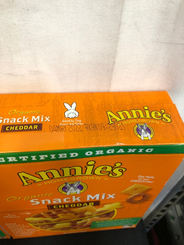 Photo 3 of 23510 Organic Bunnies Cheddar Snack Mix, EXP 05/04/22, 3 COUNT 