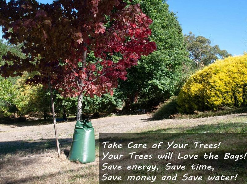 Photo 2 of 25 Gallon X-Large Tree Watering Bag, Slow Release Tree Drip Irrigation Bag, Automatic Water Saving Irrigation Water System, for Young&Newly Planted Trees&Evergreens&Shrubs
