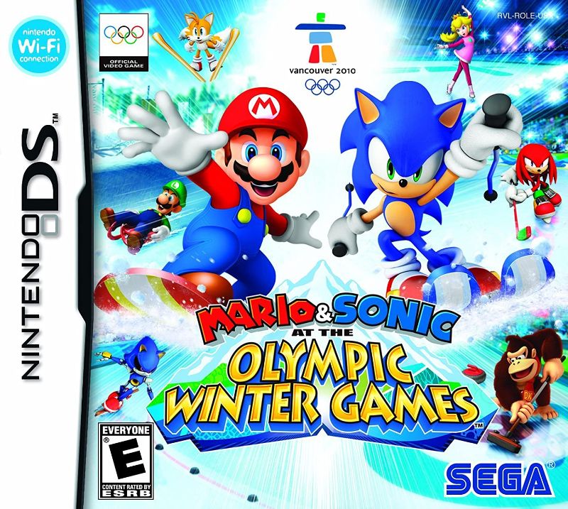 Photo 1 of Mario and Sonic at the Olympic Winter Games - Nintendo DS, USED 
