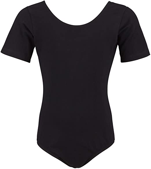 Photo 1 of tanzmuster ® Girls´ Ballet Leotard - Sally - Short-Sleeved Made of Soft and Durable Cotton Blend
 SIZE 2-3 
