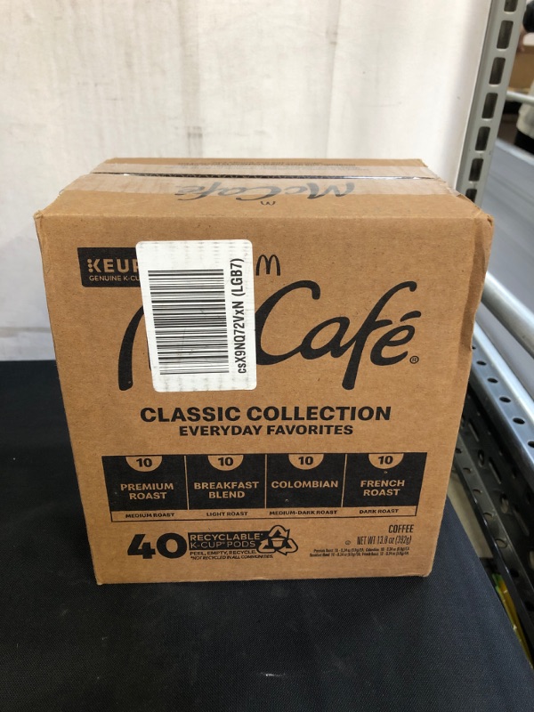 Photo 2 of 40 Ct Mccafé Classic Collection Variety Pack K-Cup® Pods. Coffee - Kosher Single Serve Pods
 EXP 02/04/22