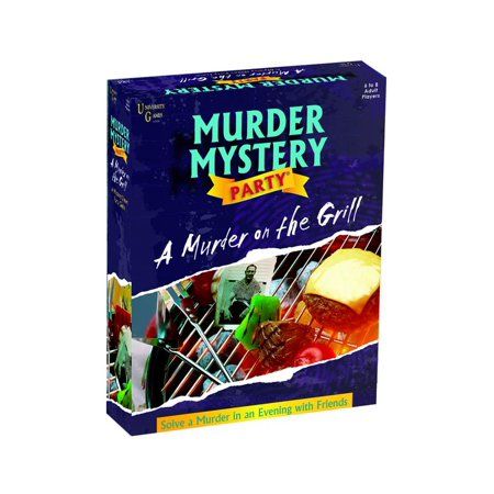 Photo 1 of University Games MURDERMYSTGM Murder Mystery Party Games - a Murder on the Grill
