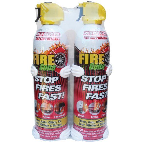 Photo 1 of 2-FG-7209 Fire Gone Suppressant 2-pack W/Brackets 
