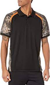 Photo 1 of Legendary Whitetails Mens Pro Hunter Performance Polo BLACK 
 SIZE L