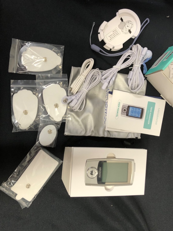 Photo 3 of MegaWise 48 Modes?24 * 2?with 10 Premium Pads EMS TENS Unit, Muscle Stimulator for Back Pain Relief Therapy,Dual Chanel for Home use, Gift for Mum and dad
