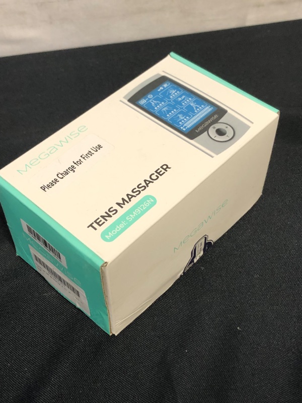 Photo 5 of MegaWise 48 Modes?24 * 2?with 10 Premium Pads EMS TENS Unit, Muscle Stimulator for Back Pain Relief Therapy,Dual Chanel for Home use, Gift for Mum and dad factory sealed opened for pictures only 
