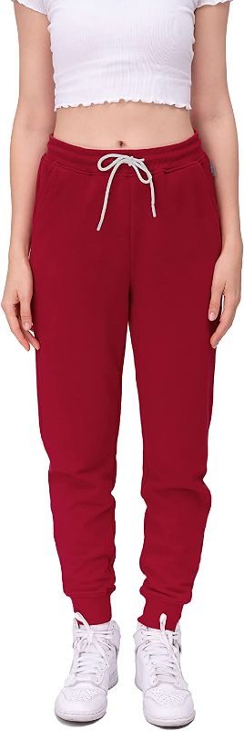 Photo 1 of ONLEE Women's Relaxed Active Cotton Sweatpants, Breathable Stretchy Jogger Pants with Deep Roomy Pockets, Modern Design (M)