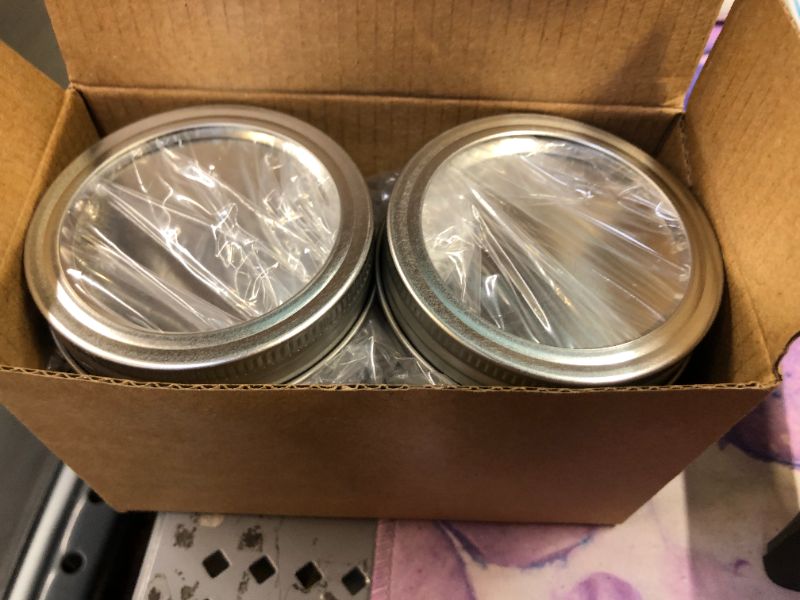 Photo 2 of 106 Count Regular Mouth Canning Lids, 70MM Mason Canning Jar Lids for Bell/Kerr -Split-Type Metal Jar Lids Leak Proof- Food Grade Material, 100% Fit & Airtight for Regular Mouth Jars
