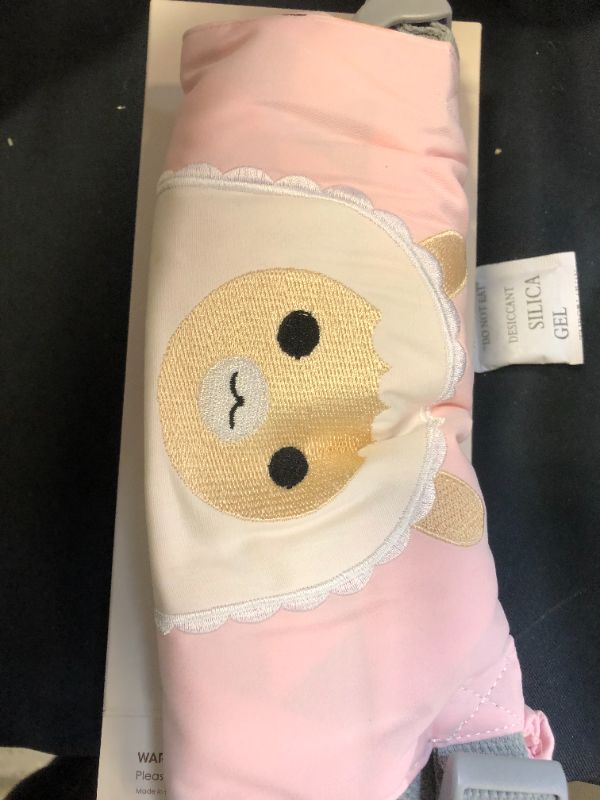 Photo 2 of GAGAKU Doll Carrier Embroidered Pattern Front and Back Soft Cotton Stuffed Animal Carriers for Baby, Alpaca Animal Pattern